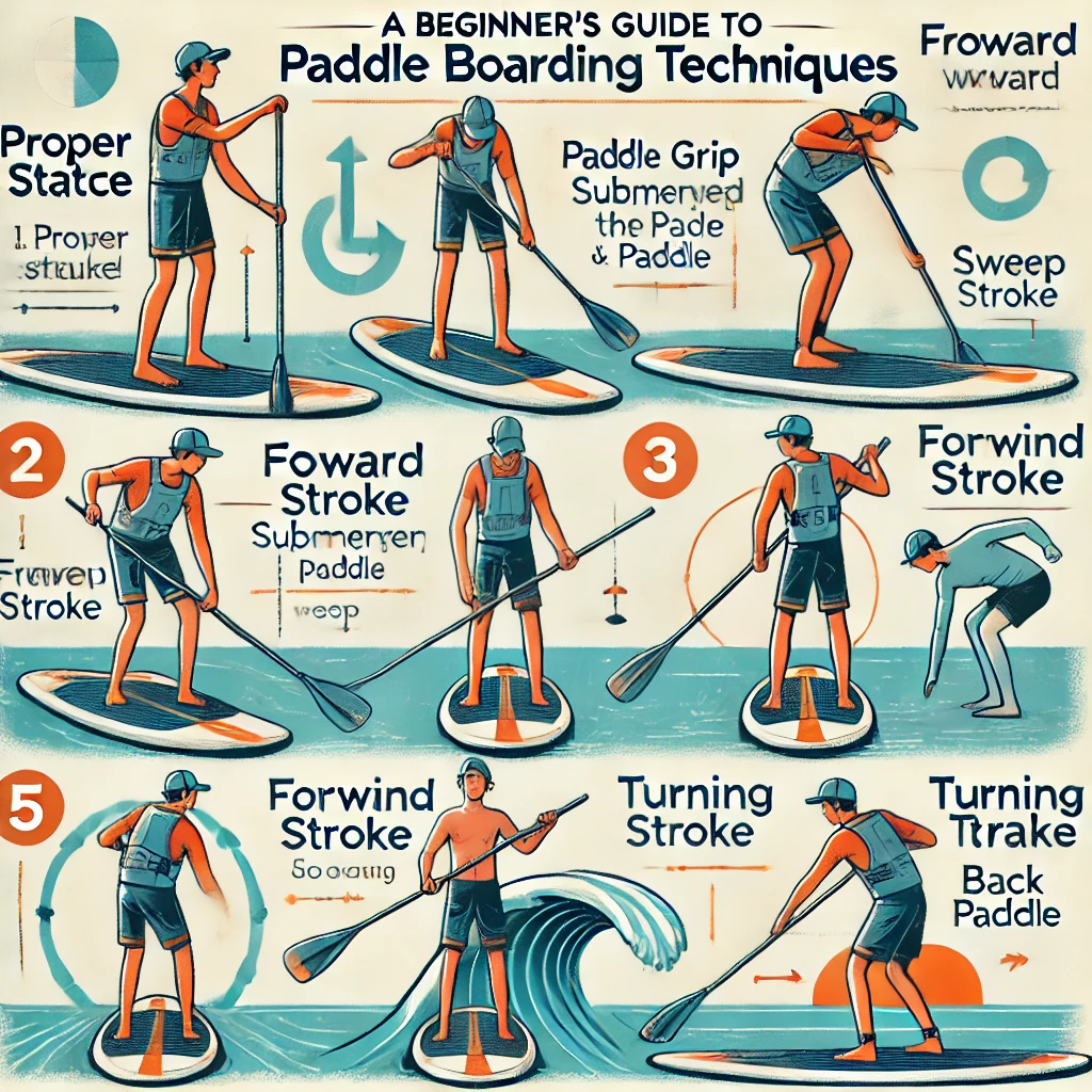 Paddle Tips A Beginner's Guide to Paddle Boarding Techniques – PNW Paddleboards