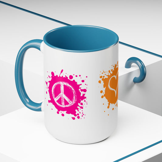 Urban Decay Peace Love Paddleboard Coffee Mugs, 15oz